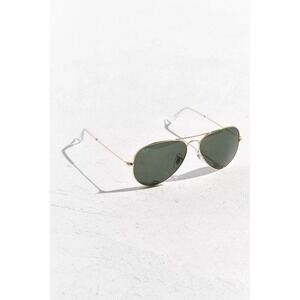 Ray-Ban Large unisex aviator sunglasses in gold 3025  LS 205